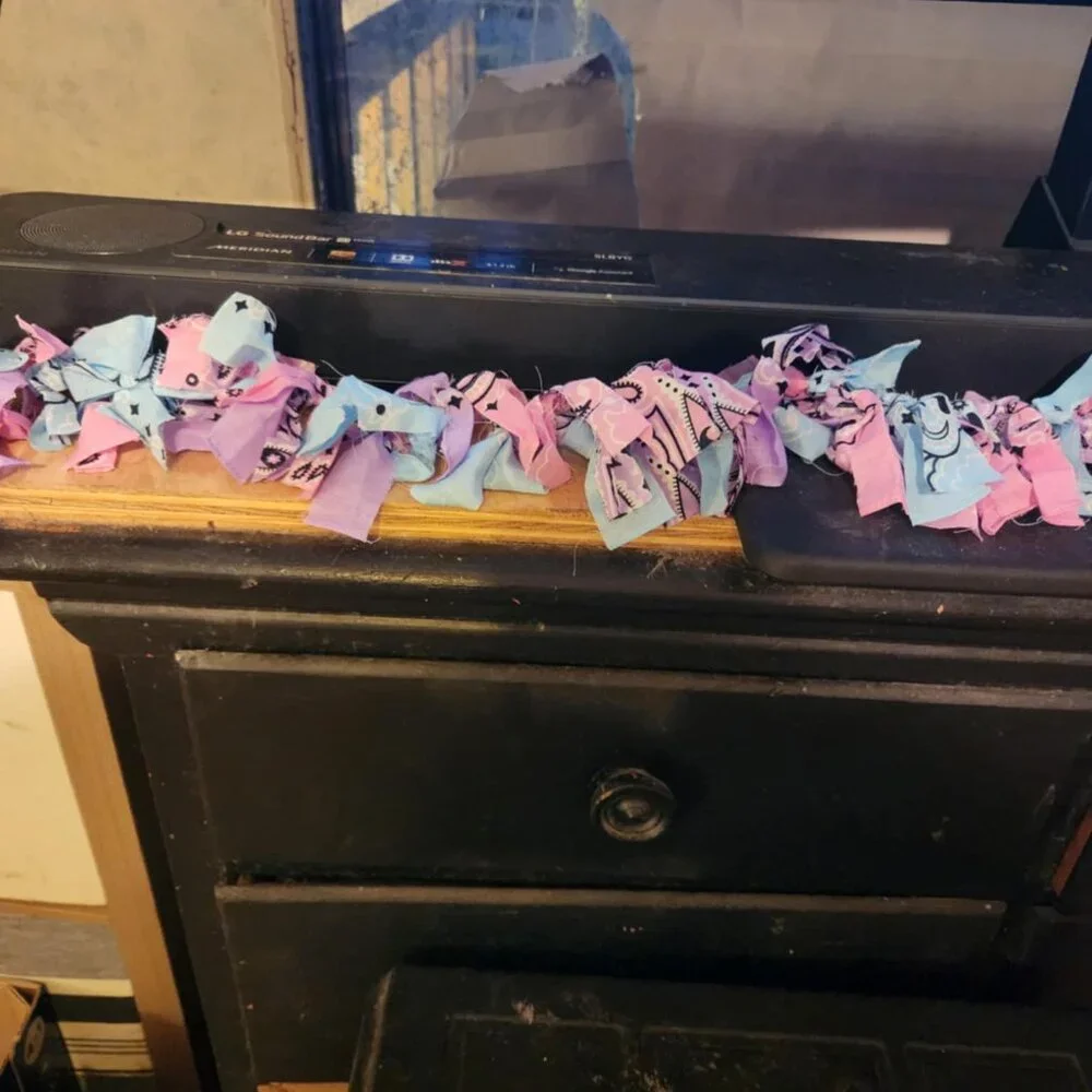 Spring/Easter Bandana Garland, 4ft 7in